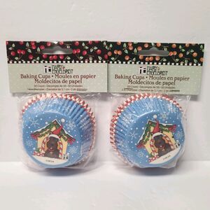 2011 Mary Engelbreit 50 Count Christmas Scottish Terrier Baking Cups Liners